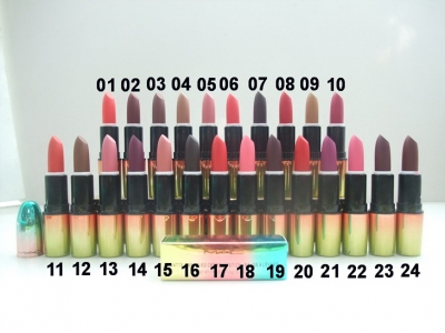 MAC Amplified Creme Lipstick Rouge A Levres 3g 0.1Oz 24 Colors Whole set